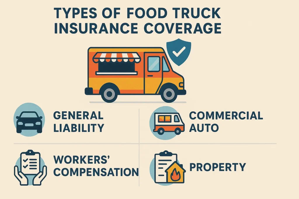 Types of Food Truck Insurance Coverage
